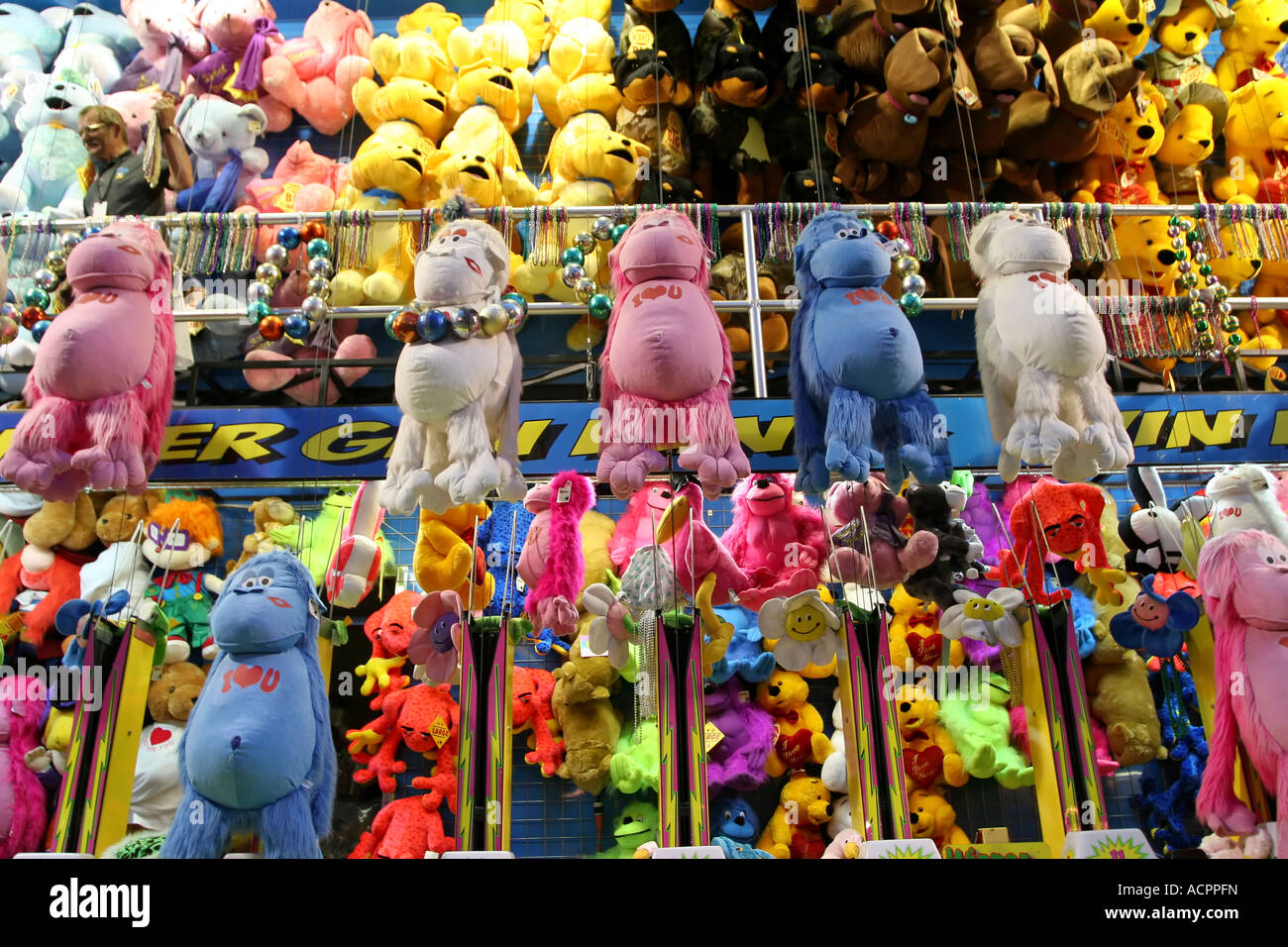 Prize Stuffed Animals Carnival Game 