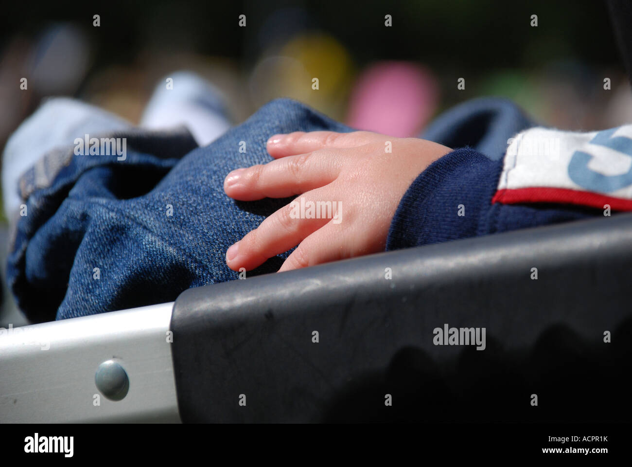baby in pushchair 3 Stock Photo Alamy