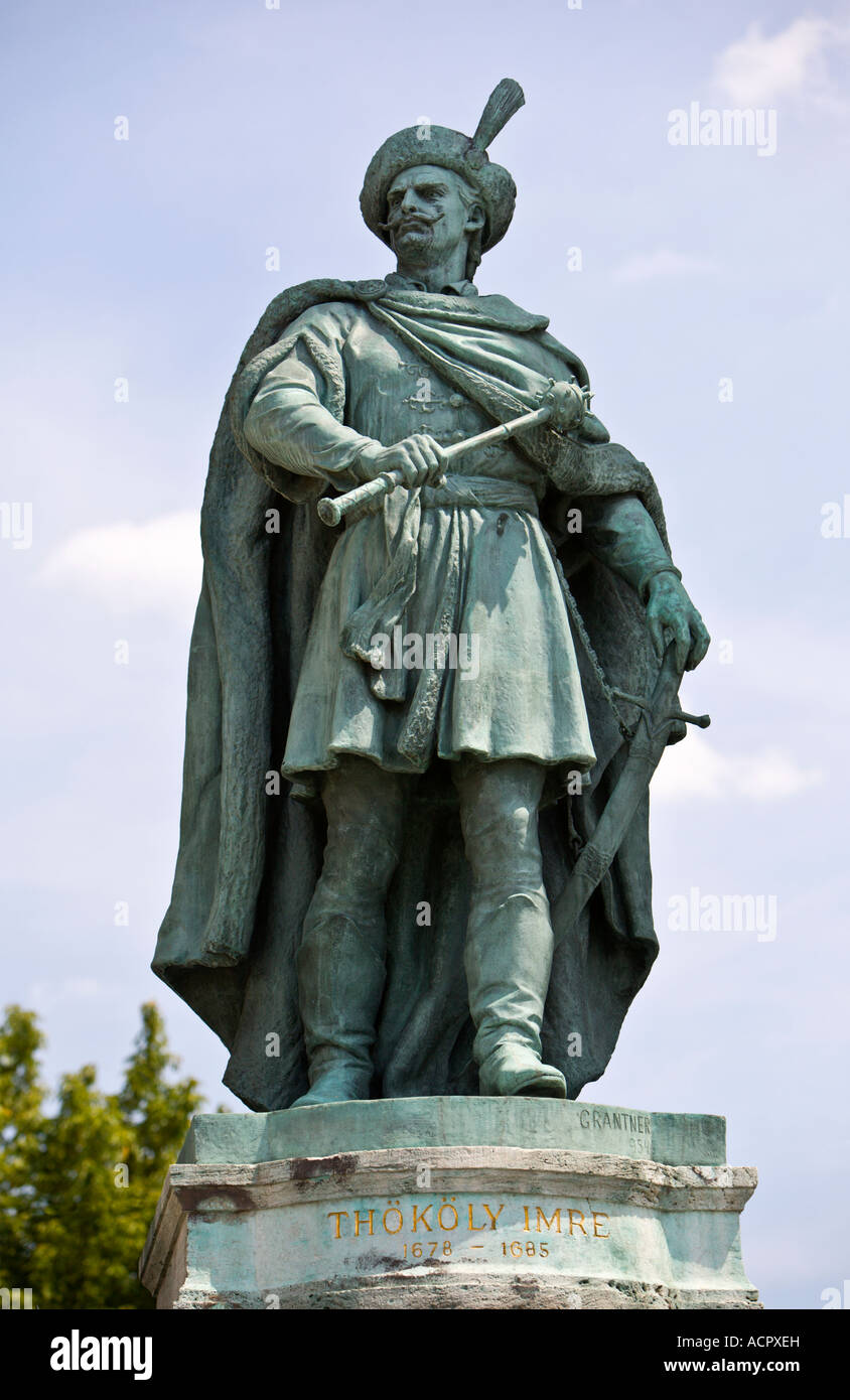 Statue of Imre Thokoly in colonnade of heroes, Hosok Tere (Heroes ...