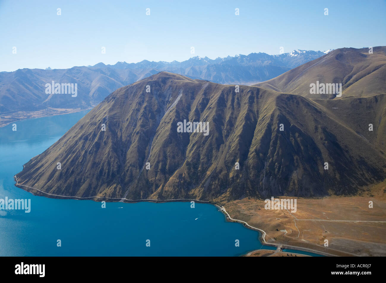 Lake Ohau and Ben Oahu Mackenzie Country South Canterbury South Island ...