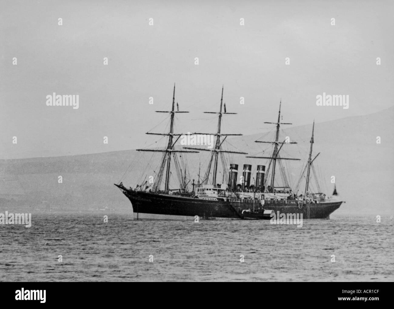 Ss Roma UK Scotland Firth of Clyde The sailing and steamship SS Rome Stock ...
