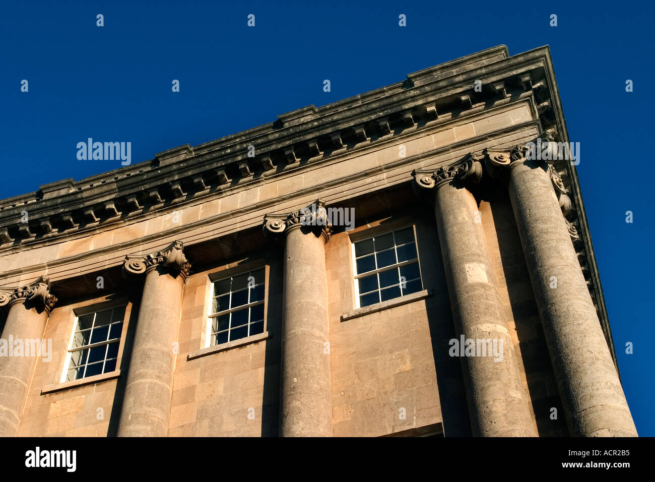 Number One Royal Crescent Bath England Stock Photo