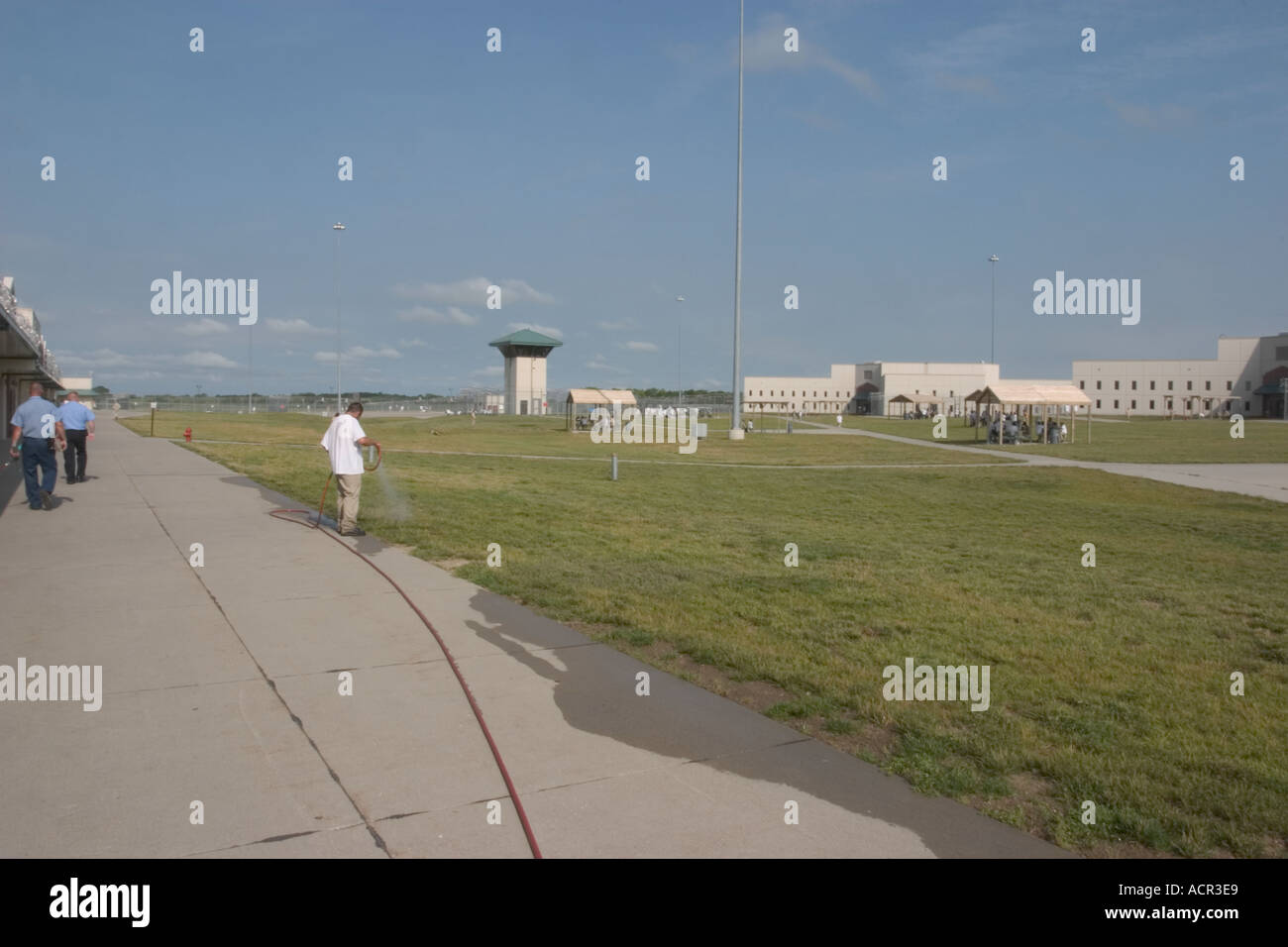 Yard Tecumseh State Correctional Facility Nebraska Maximum security