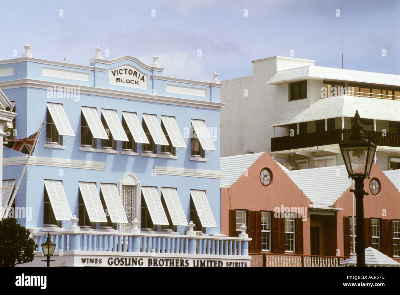 Bermuda Hamilton Gosling brothers wine spirits shop store front