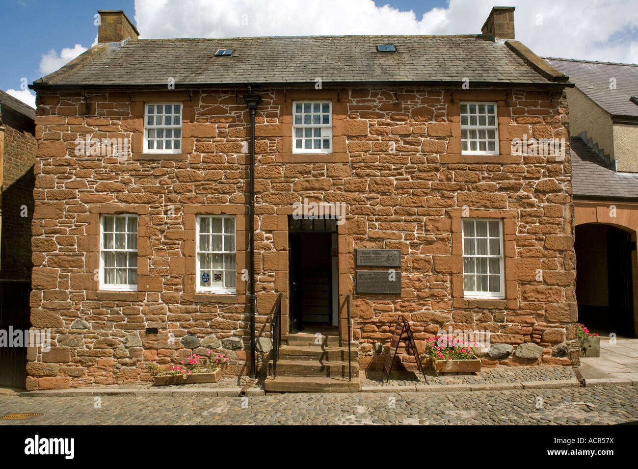 Scotland. Dumfries&Galloway. Dumfries. Robert Burns' house Stock Photo