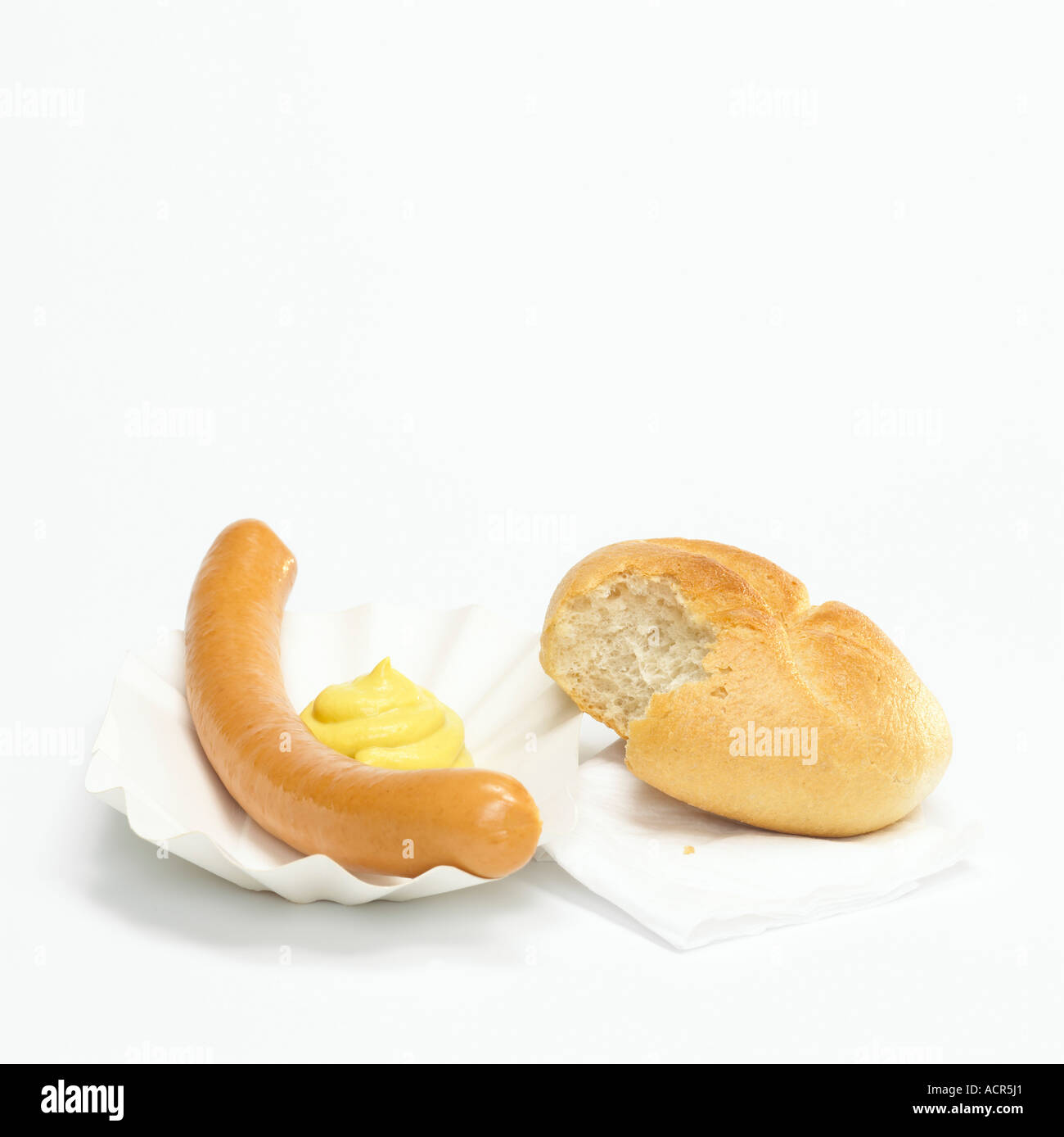 German sausage bread Cut Out Stock Images & Pictures Alamy