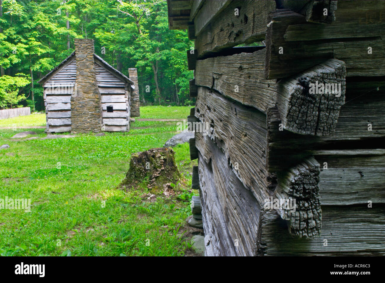 The Ephrain Bales Cabin In Roaring Fork Section Of Smoky Mountain