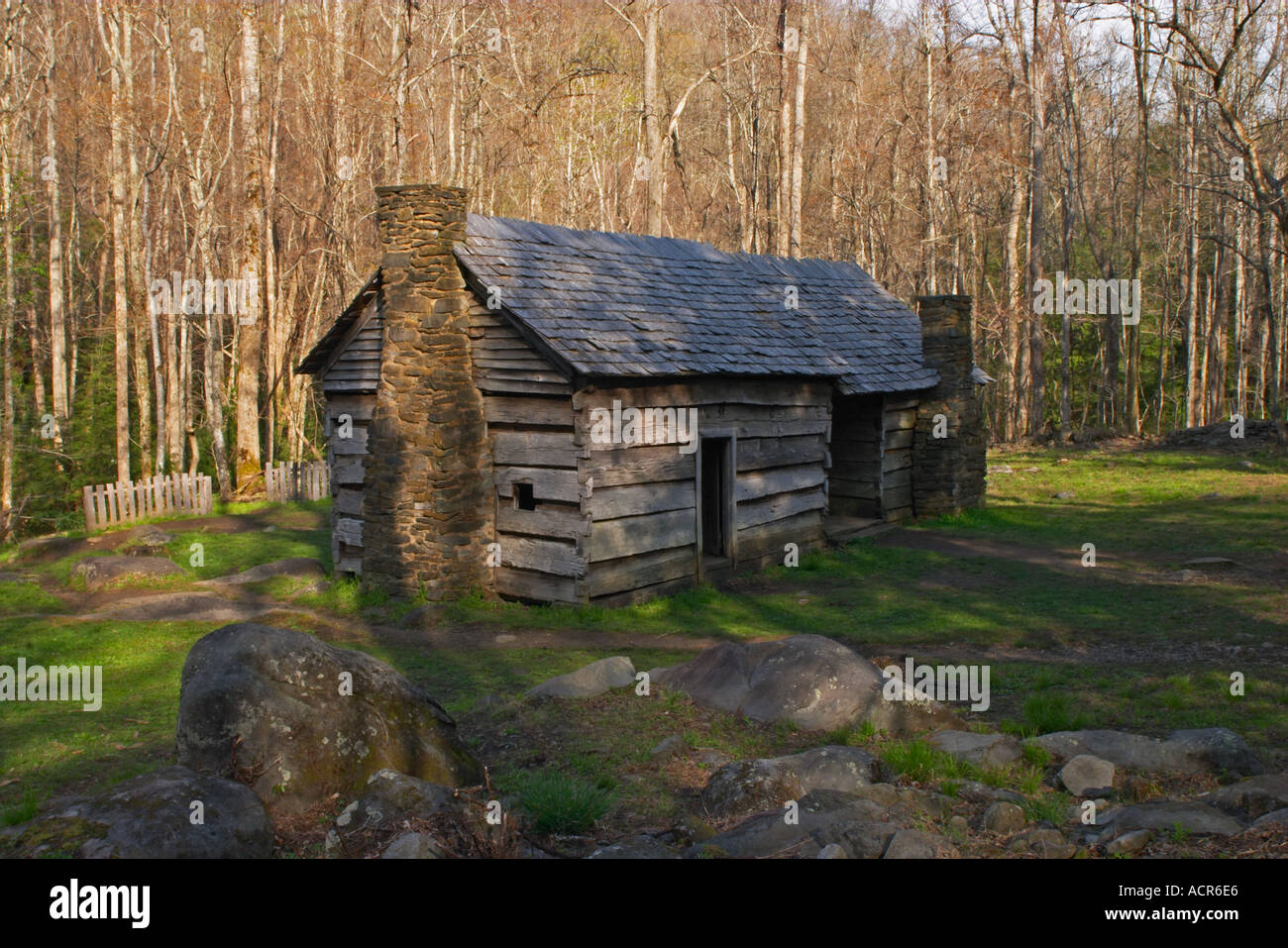 The Ephrain Bales Cabin In Roaring Fork Section Of Smoky Mountain