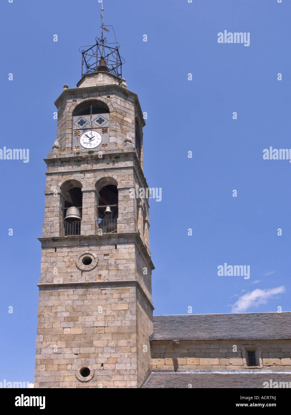 Romanesque church of Nuestra Señora del Azogue Puebla de Sanabria Zamora province Castilla León Spain Stock Photo