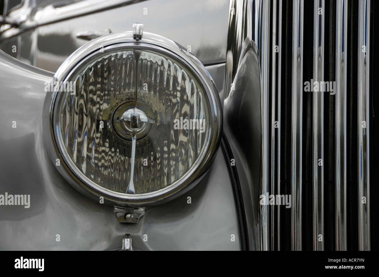 Rolls Royce vintage car detail Stock Photo