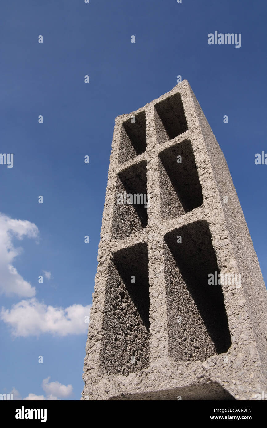 Concrete building Stock Photo
