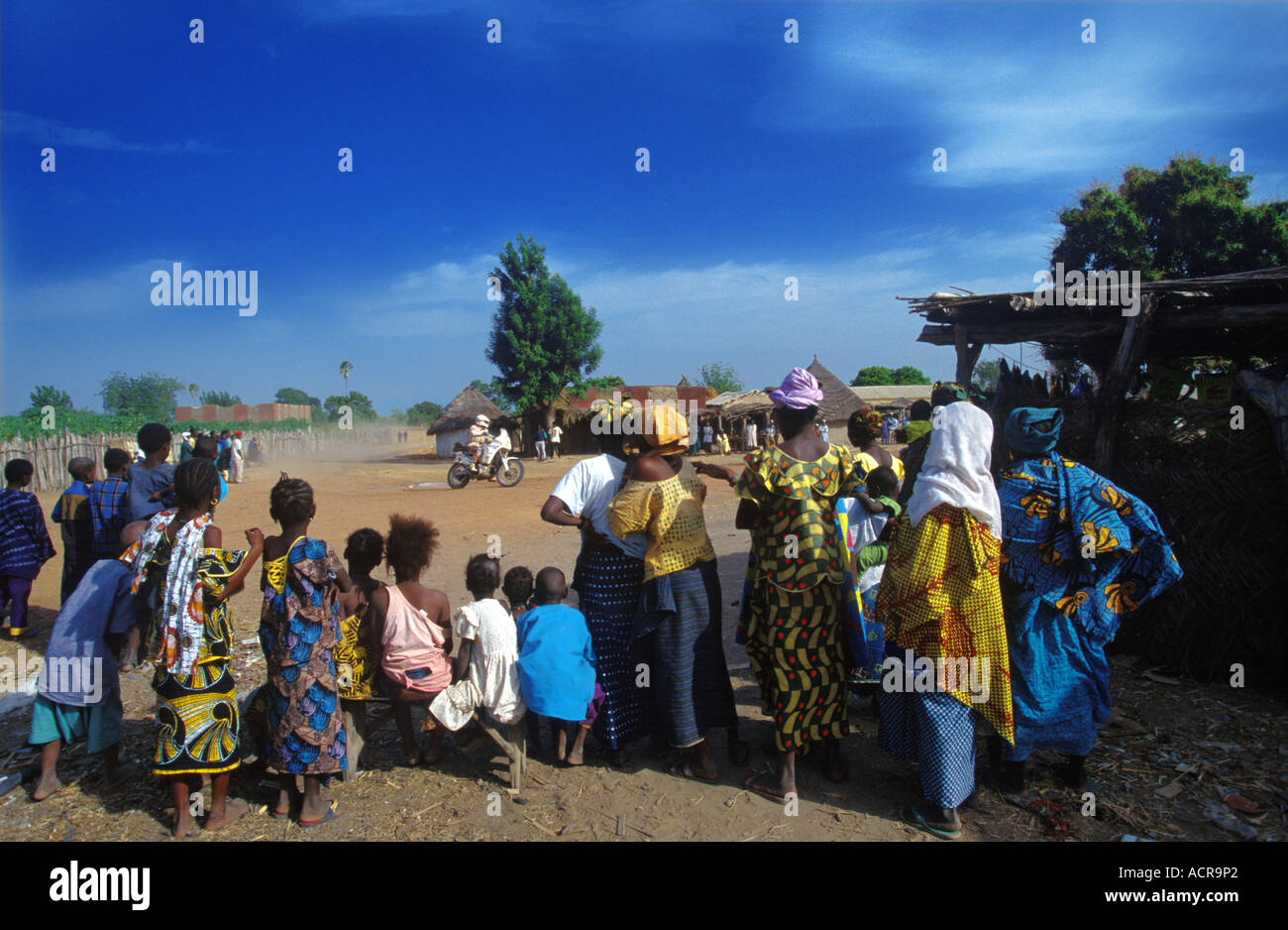 Rally Raid - Mali - Africa Stock Photo
