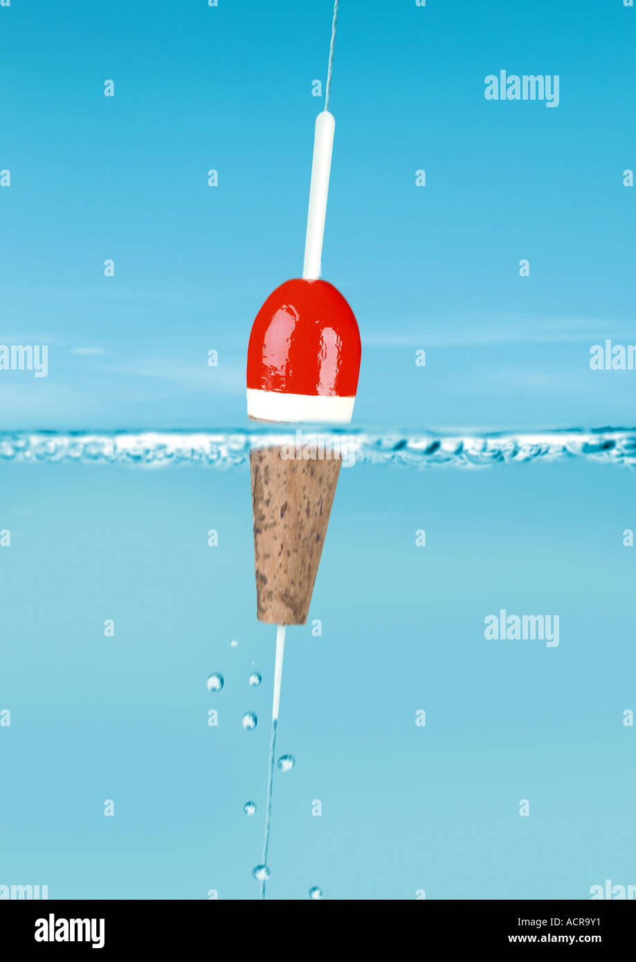 floater buoy Schwimmer Stock Photo