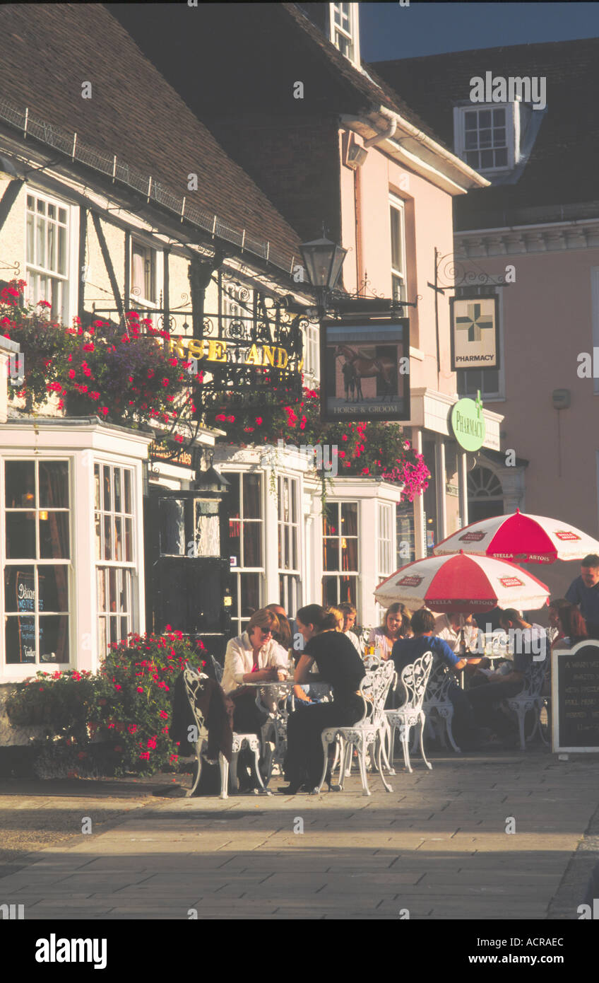 The Horse and Groom Inn Broad Street Alresford Hampshire England Stock Photo Alamy