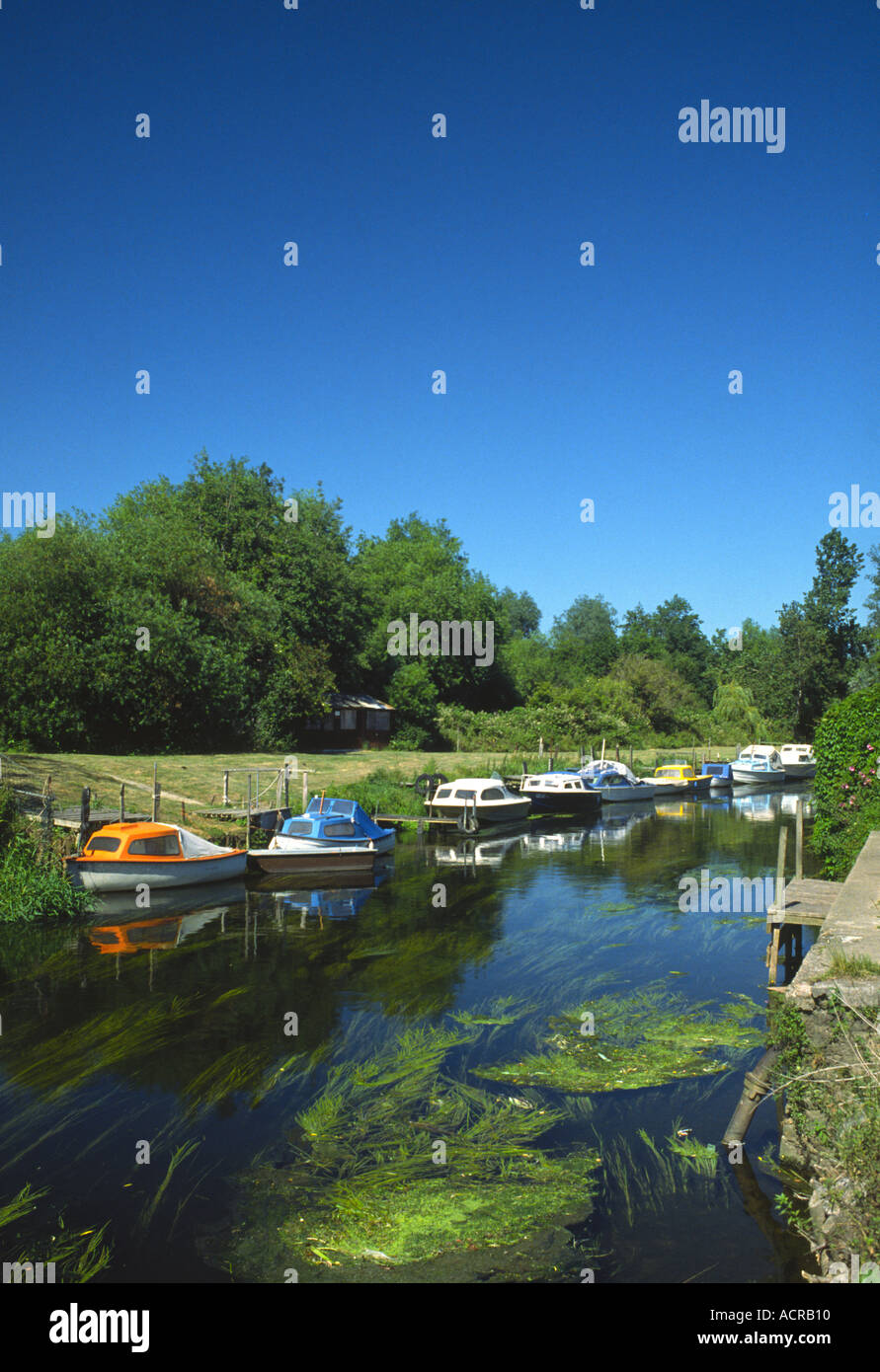 River Stour at Fordwich Nr Canterbury Kent England Stock Photo Alamy