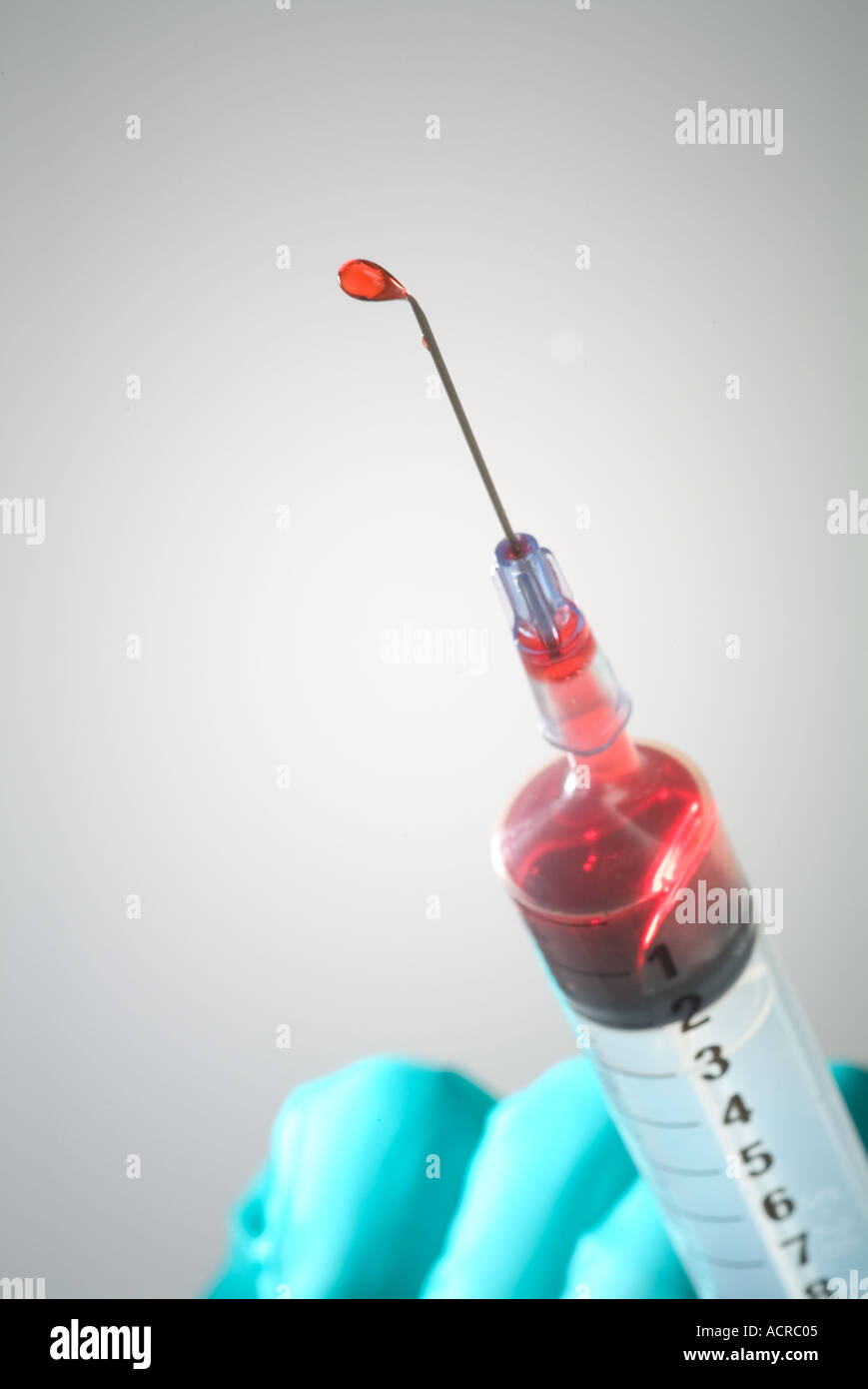 injection hypodermic needle blood test research medical vacination drug