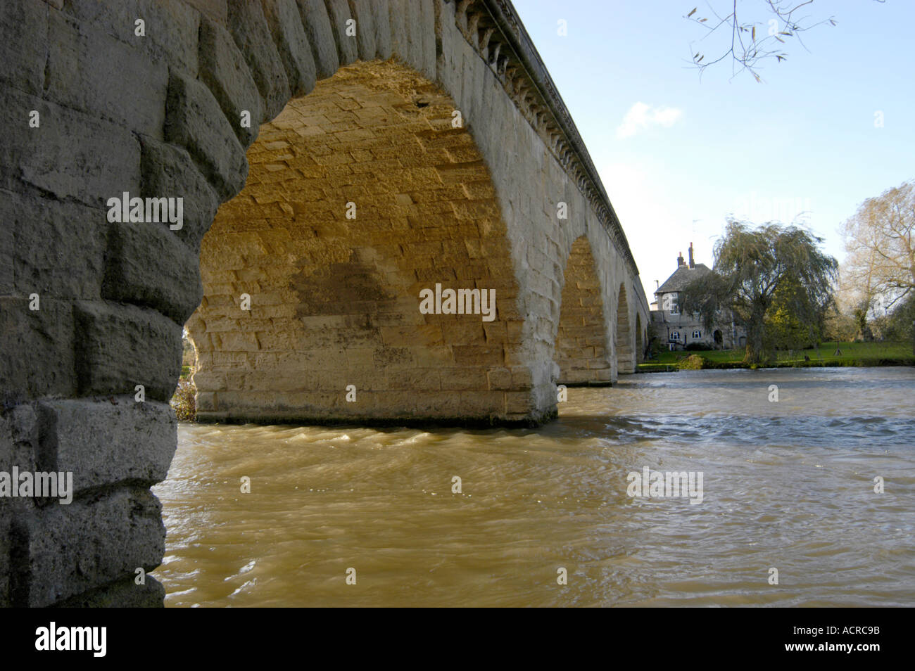 bridge over untroubled water Stock Photo