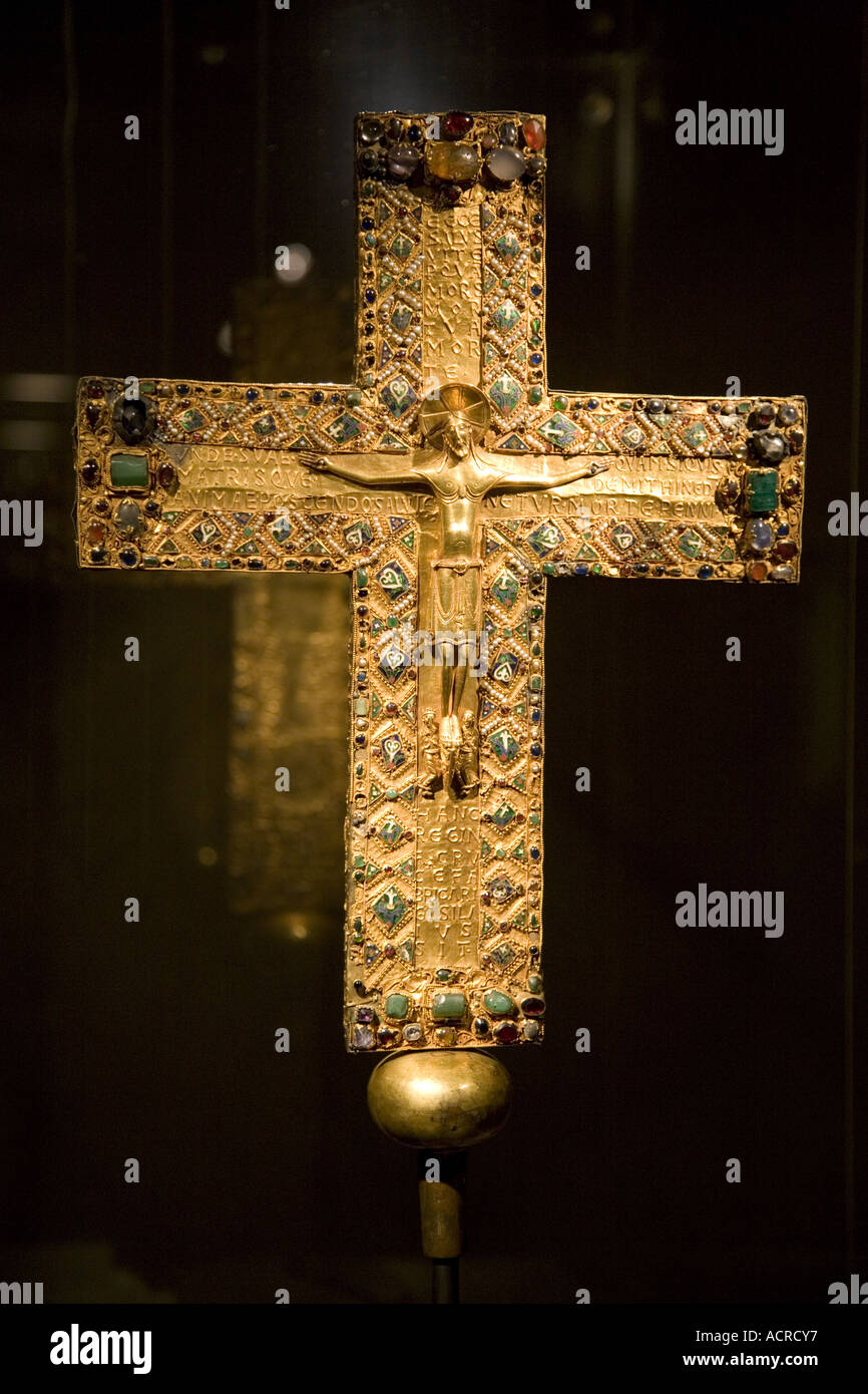 Gisela Cross, around 1006, Residenz (Palace) Museum, Residence Treasury, Munich, Germany Stock Photo