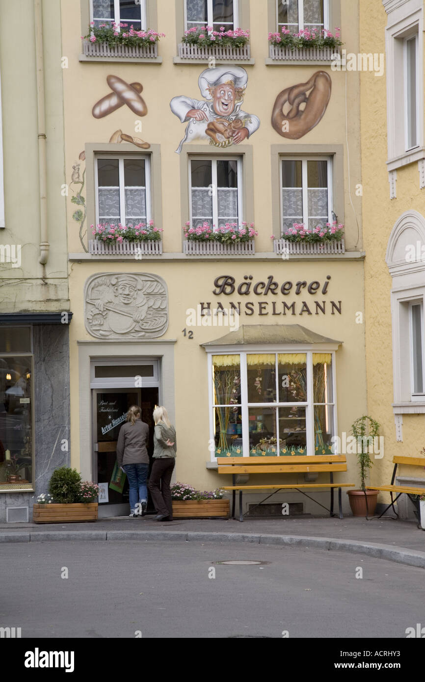 Bäckerei (Bakery), Würzburg, Germany Stock Photo
