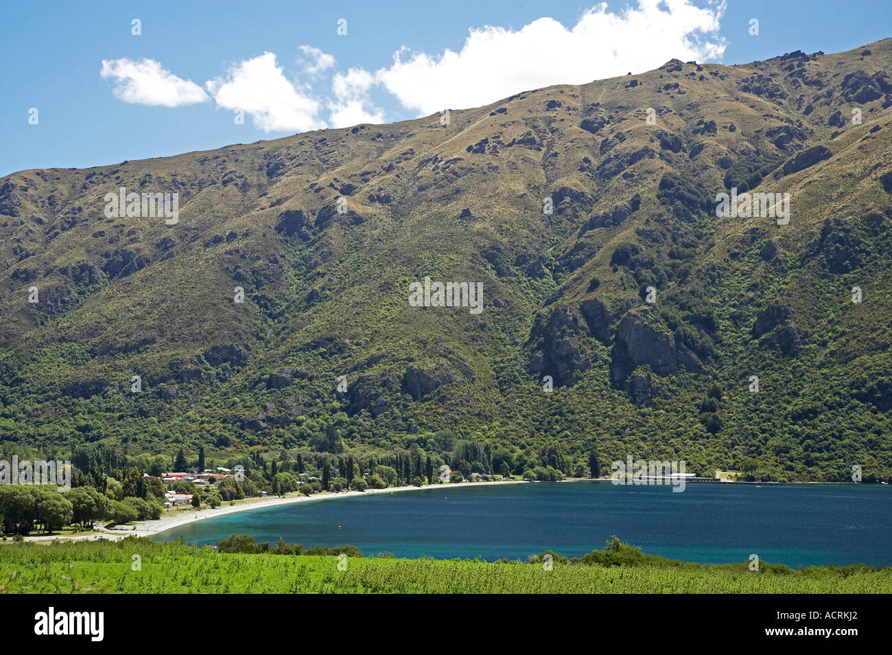 Lake Wakatipu at Kingston South Island New Zealand Stock Photo - Alamy