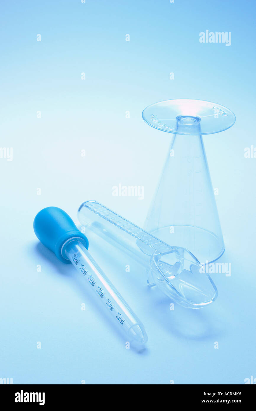 Liquid Medicine Measuring Tools Stock Photo Alamy