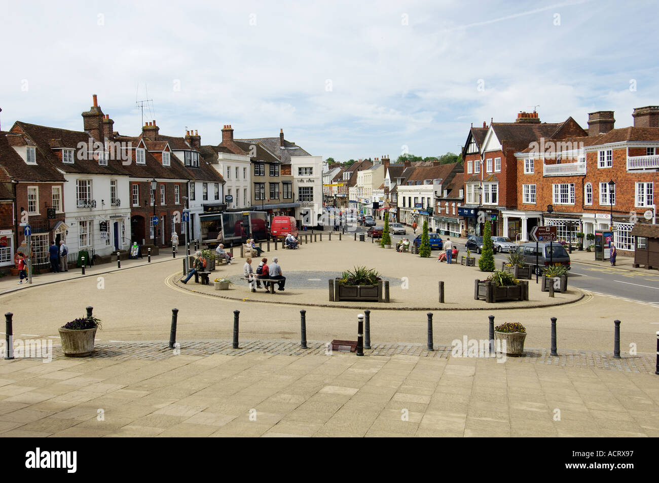 The town of Battle near Hastings 1066 East Sussex England Stock Photo