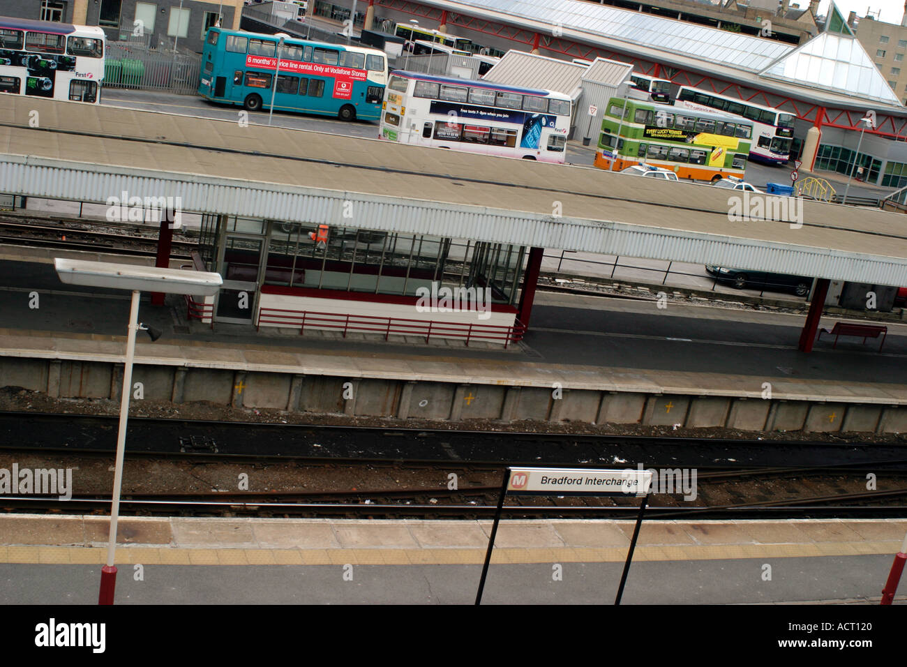 Bradford Exchange Station complex Stock Photo