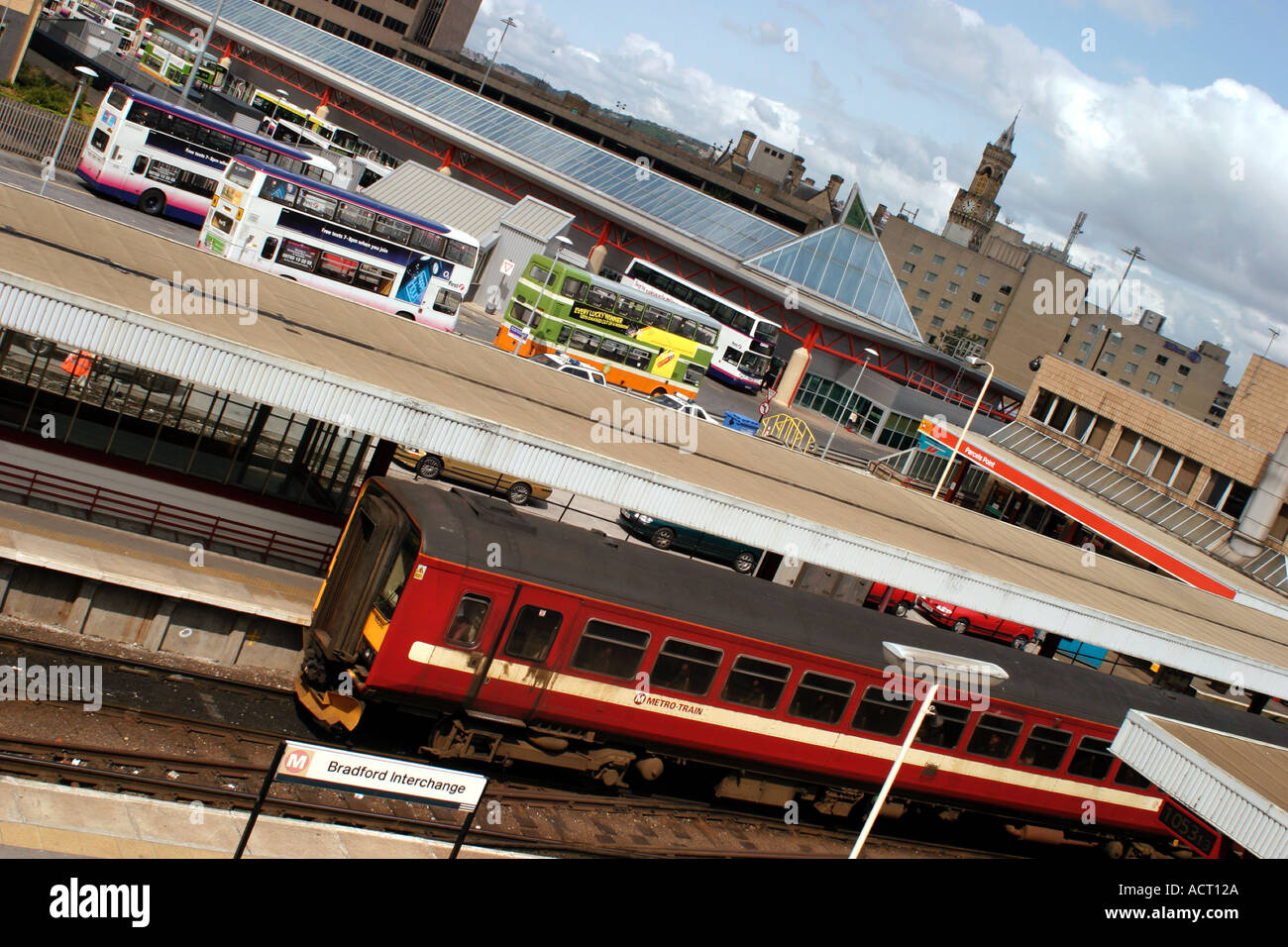 Bradford Exchange Station complex Stock Photo