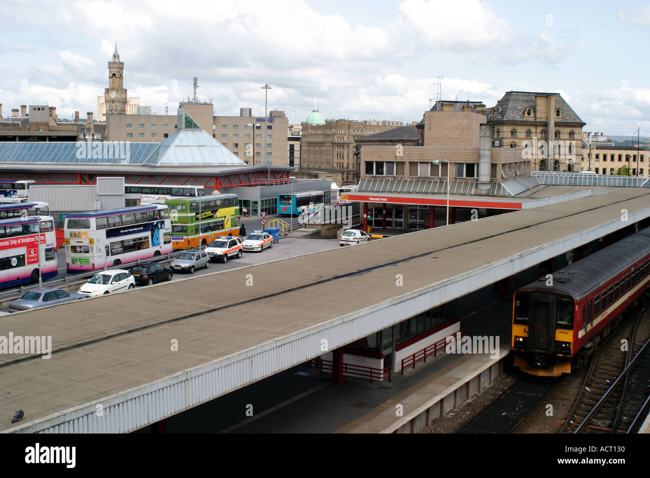 Bradford Exchange Station complex Stock Photo