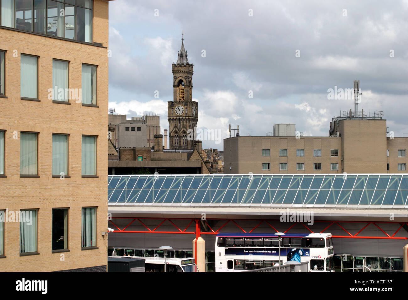 Bradford Exchange Station complex Stock Photo