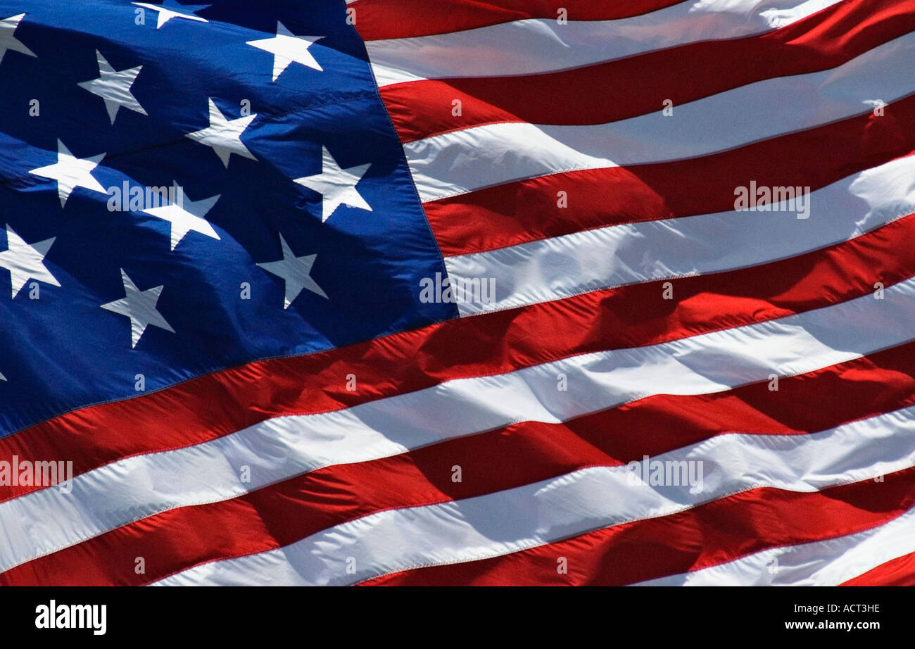 United States Flag of 1795 Stock Photo