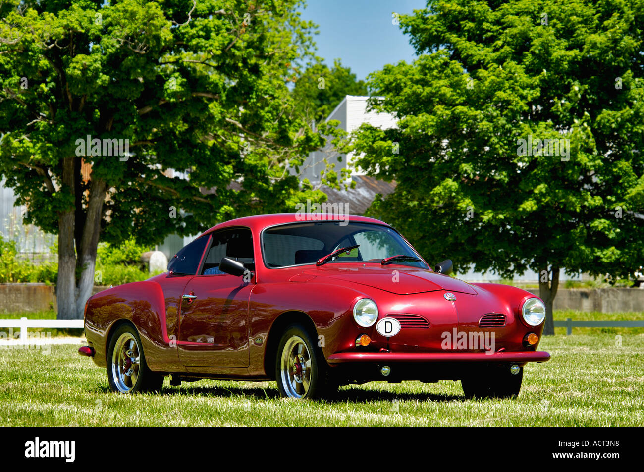 Restored 1974 Volkswagen Karmann Ghia Corydon Indiana Stock Photo Alamy