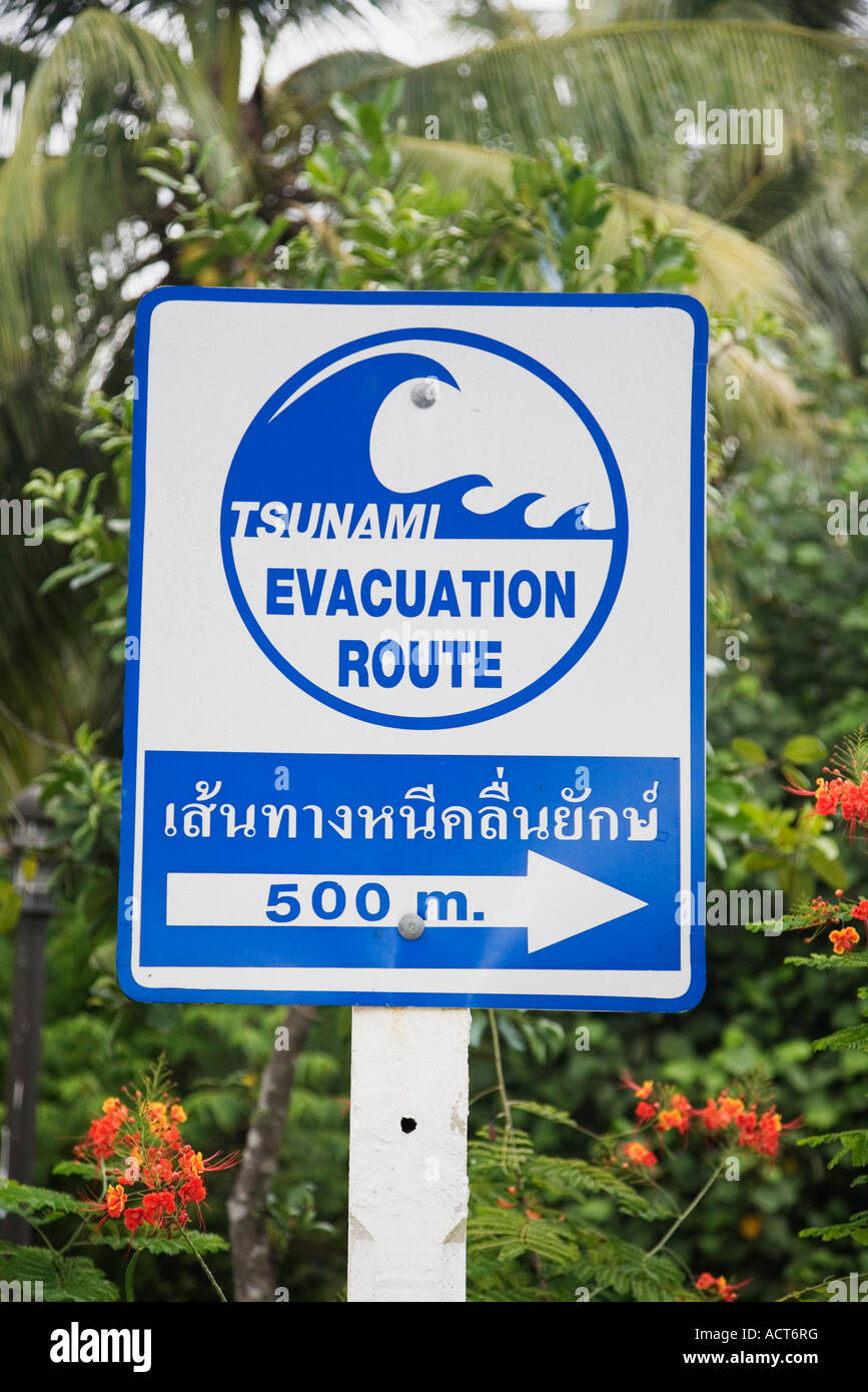 Tsunami zone thailand