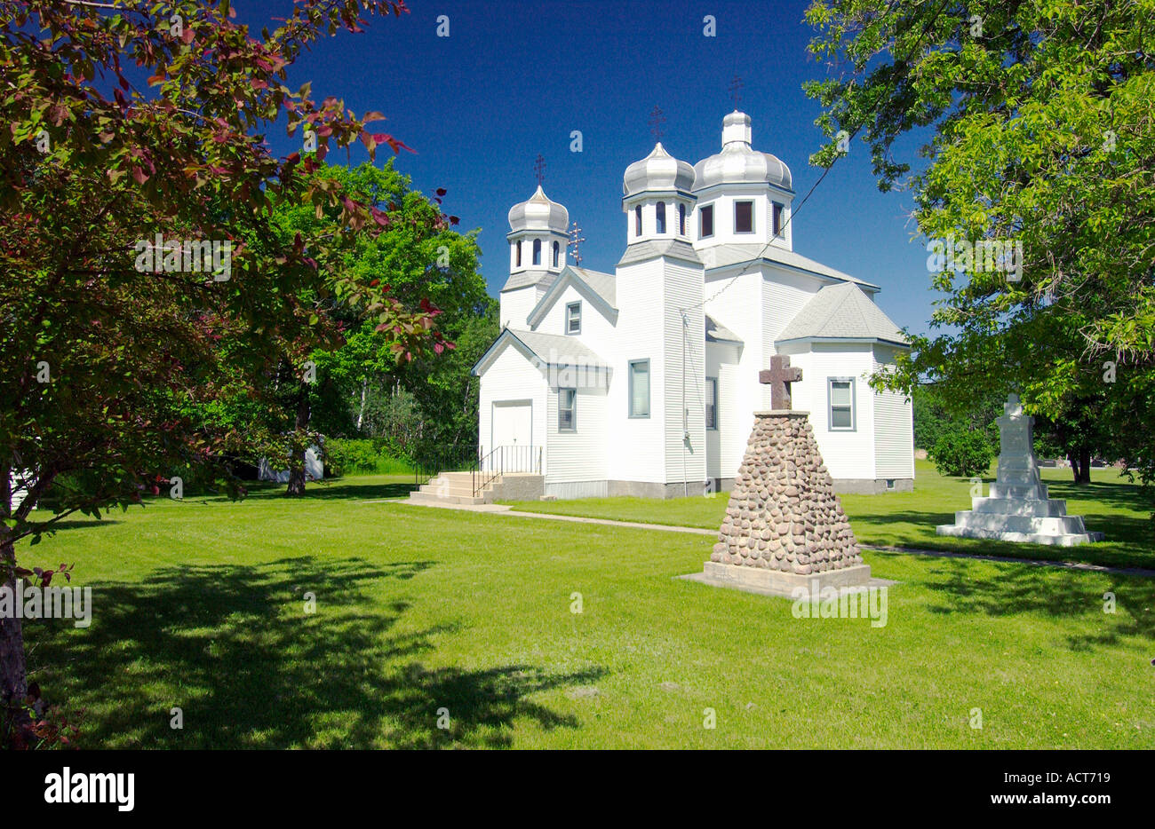 Holy Ghost Ukrainian Orthodox Church 1927 in Tolstoi Manitoba Canada