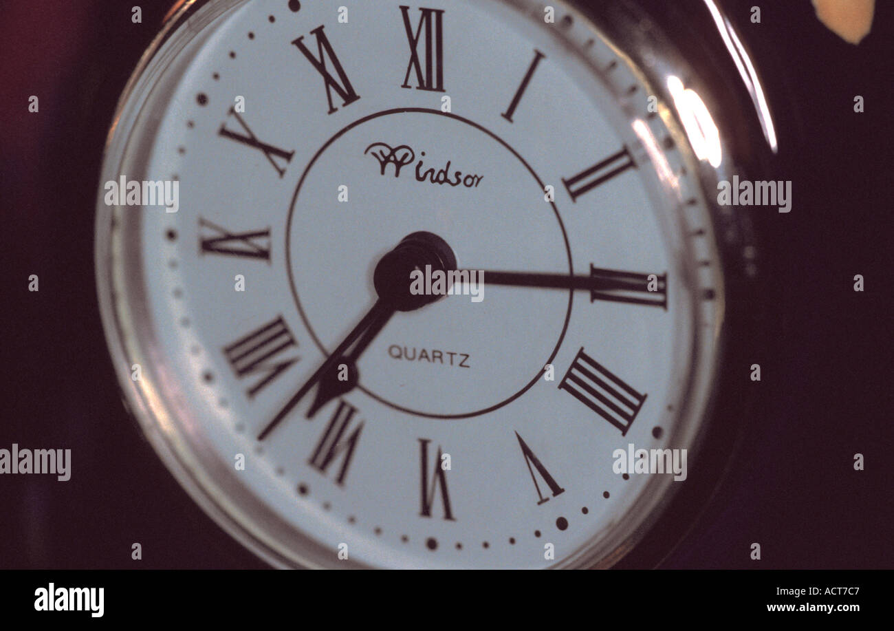 Clock Face Dial Stock Photo Alamy