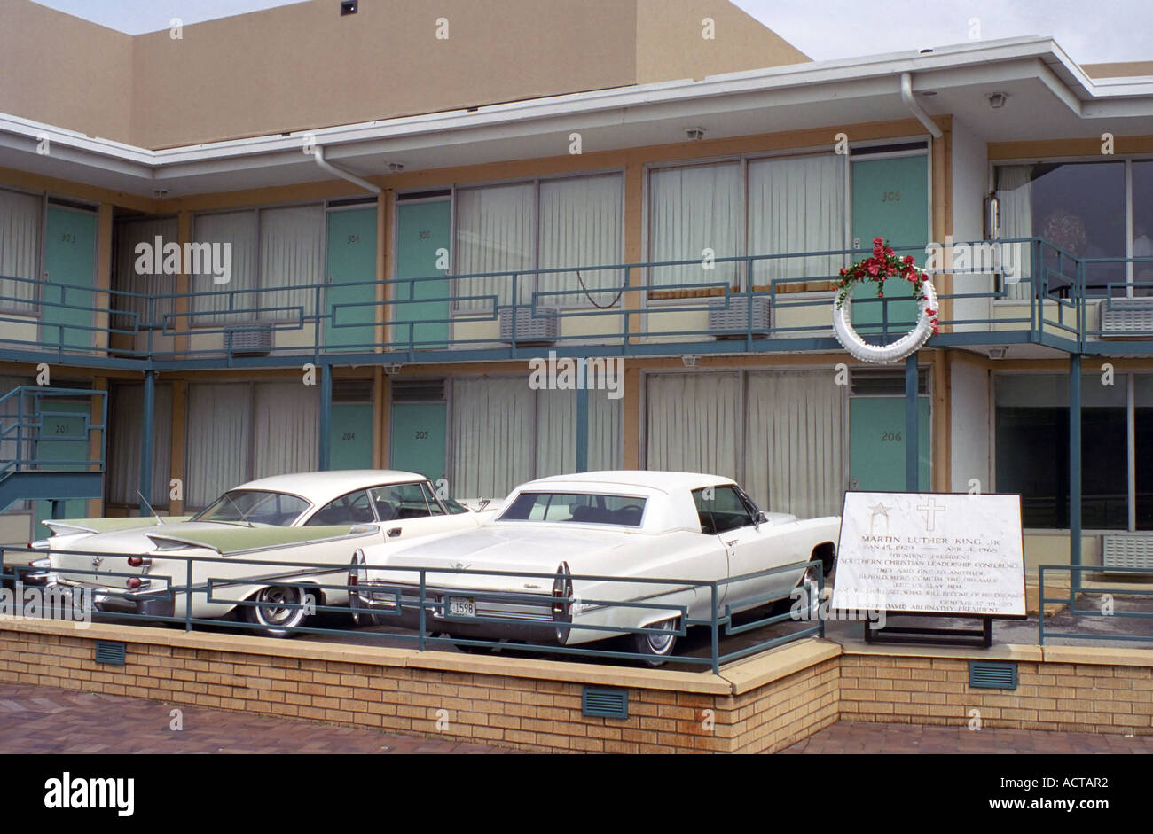 Lorraine Motel, Site of Martin Luther King Assassination Stock Photo