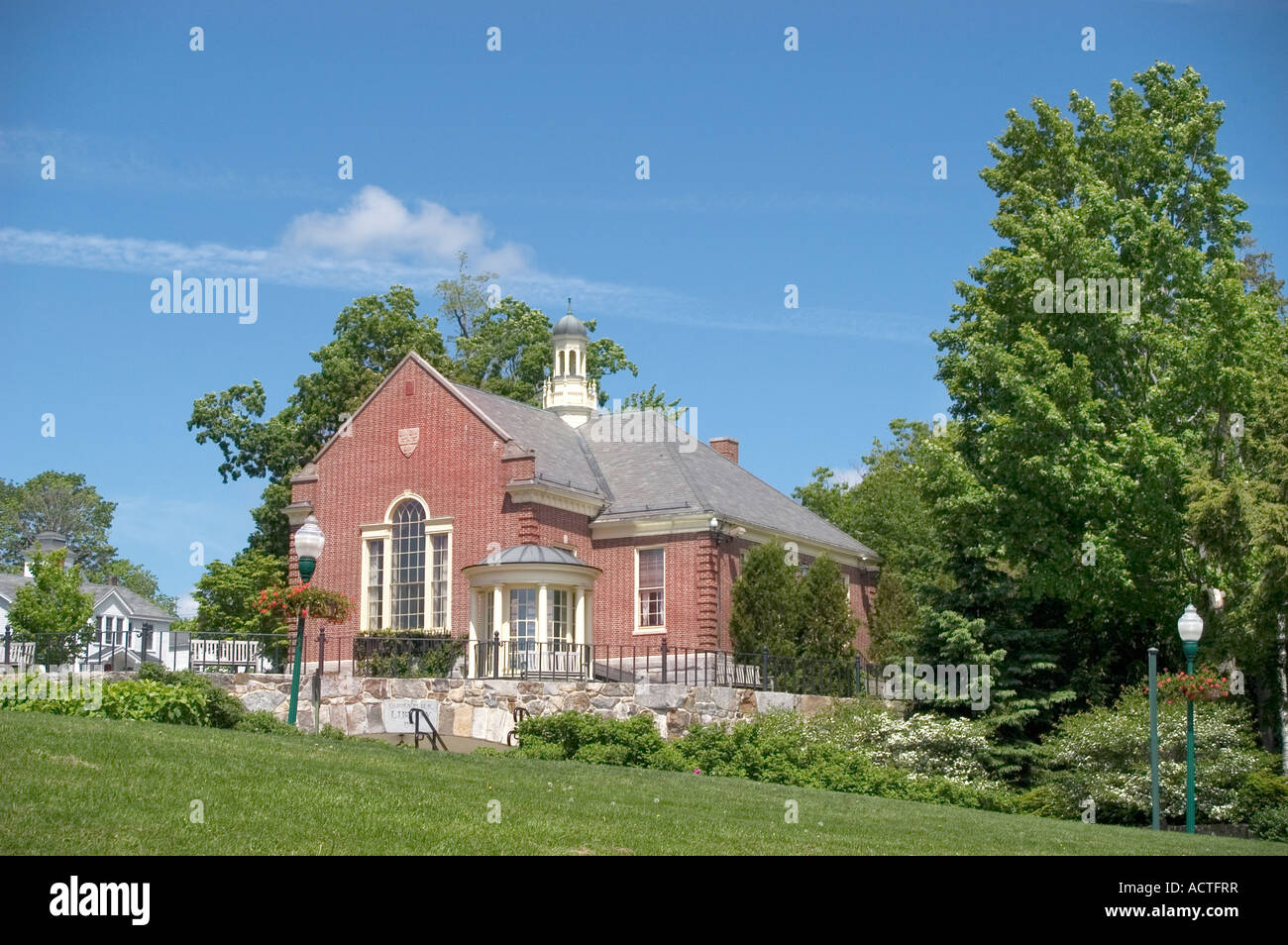 Library in Camden, Maine, USA Stock Photo Alamy