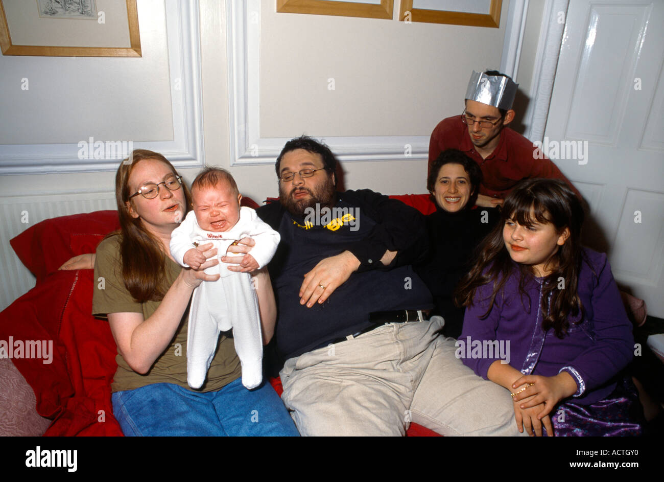 Large Family Stock Photo