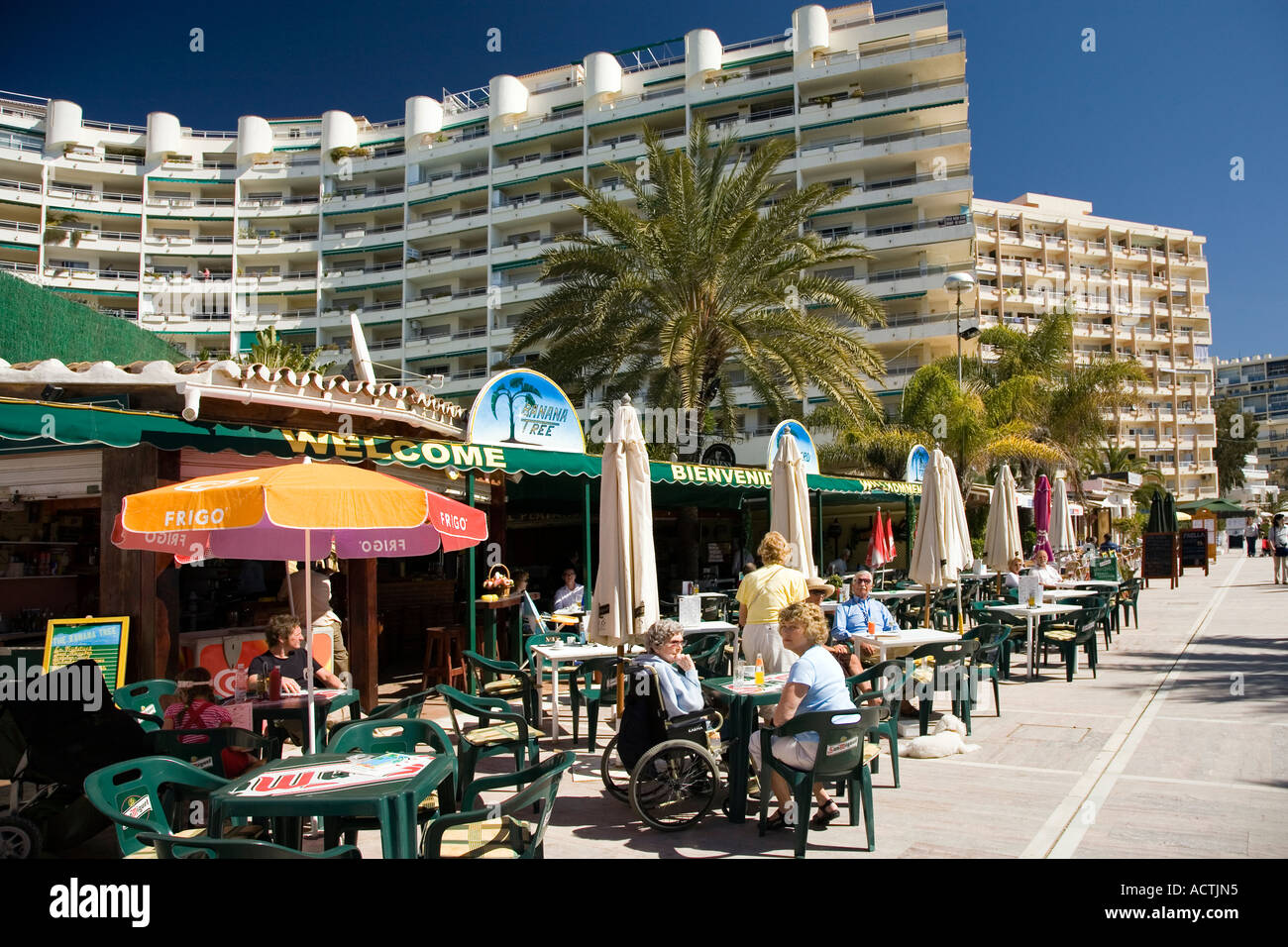 The Promenade Paseo Maritimo Marbella Andalucia Malaga Province Spain ...