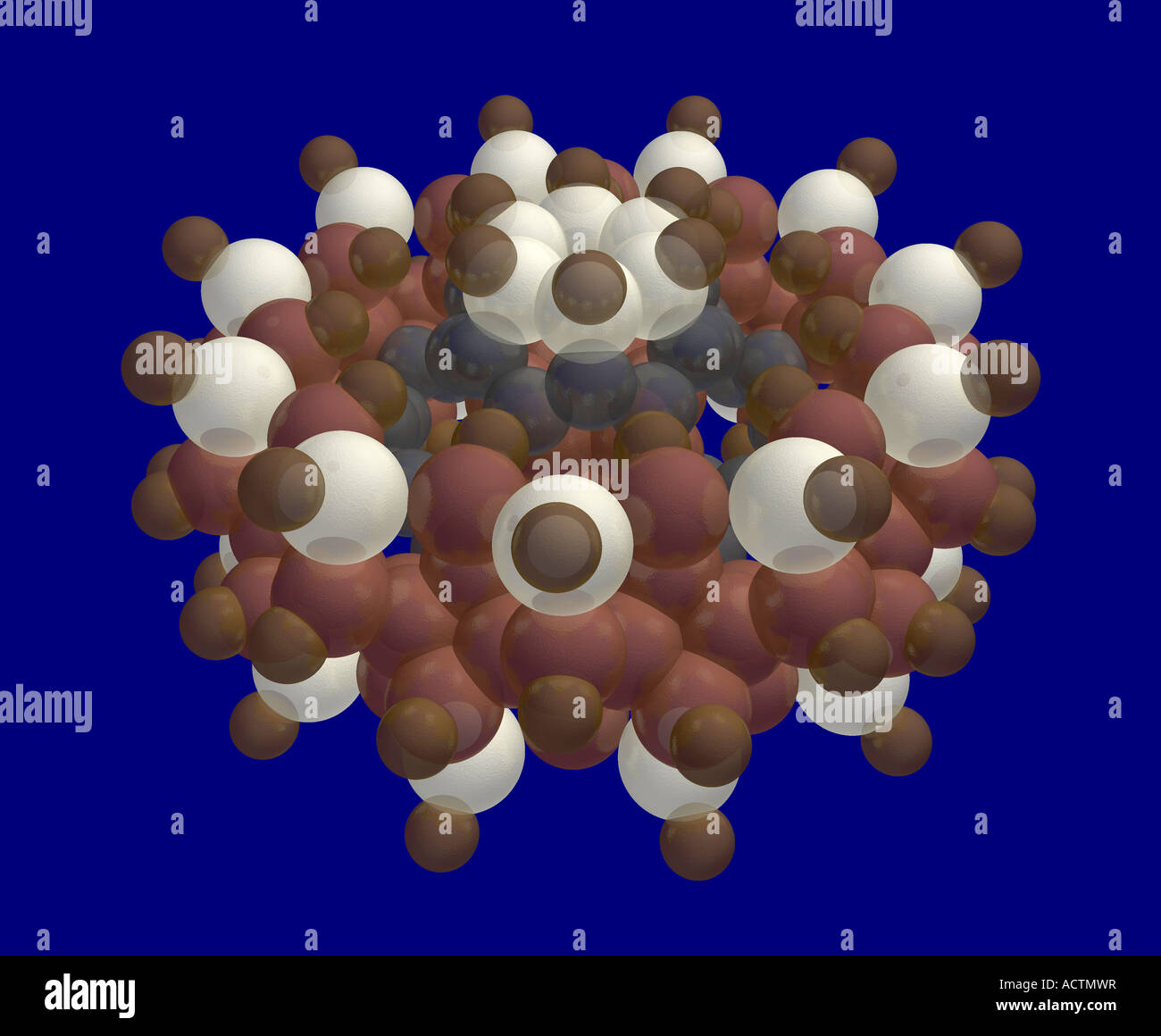 3D computer generated model of a hydrocarbon based nanotechnology