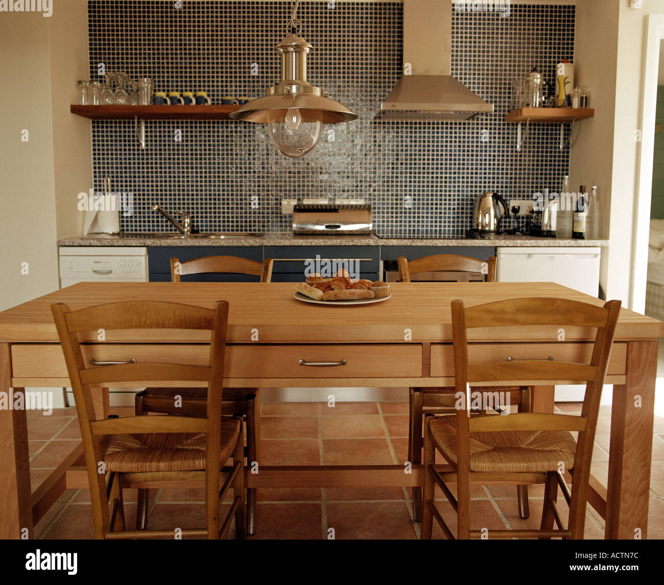 Kitchen And Dining Area In Cottage Complex Headland Hotel Newquay