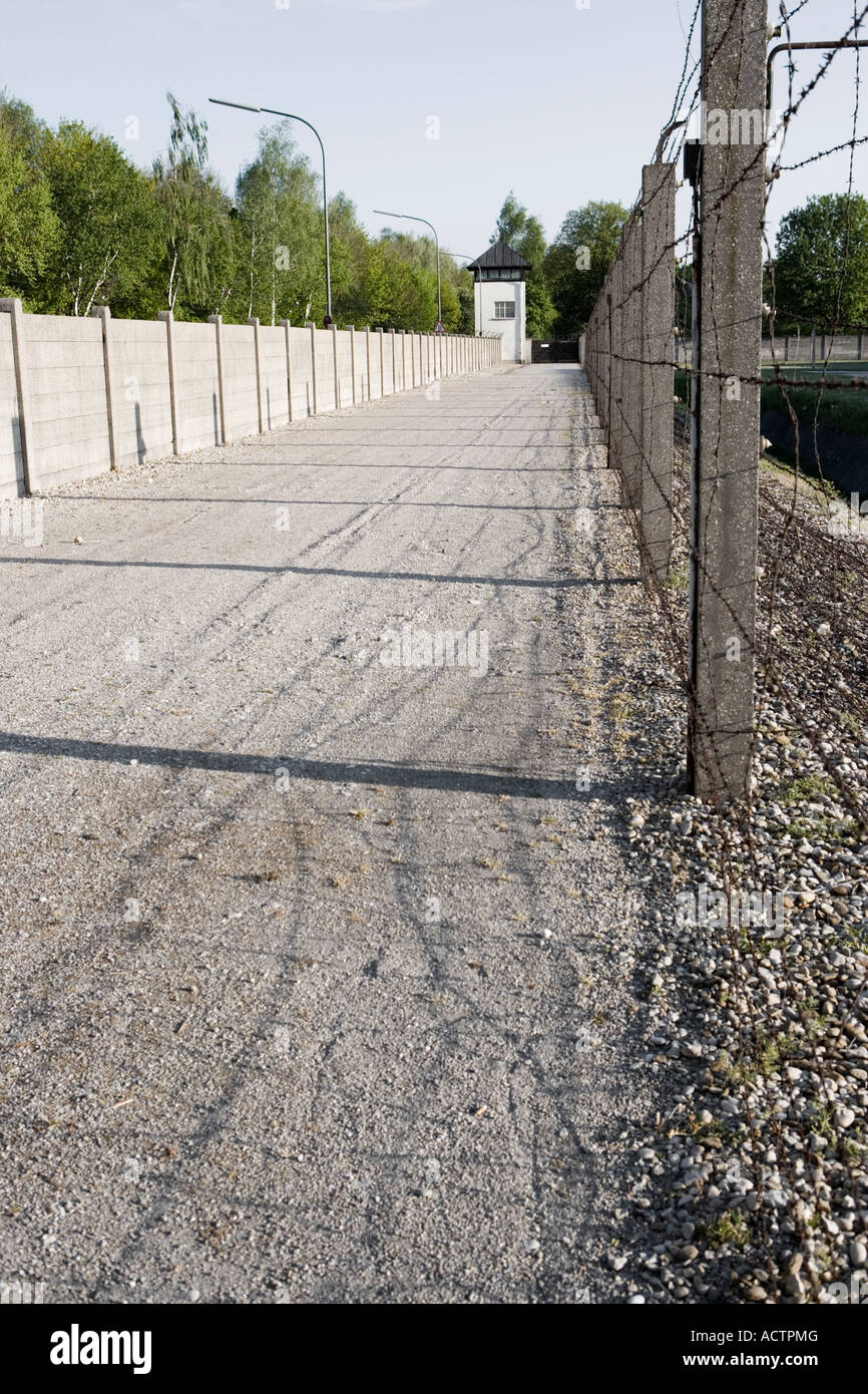 DACHAU CONCENTRATION CAMP GERMANY Stock Photo