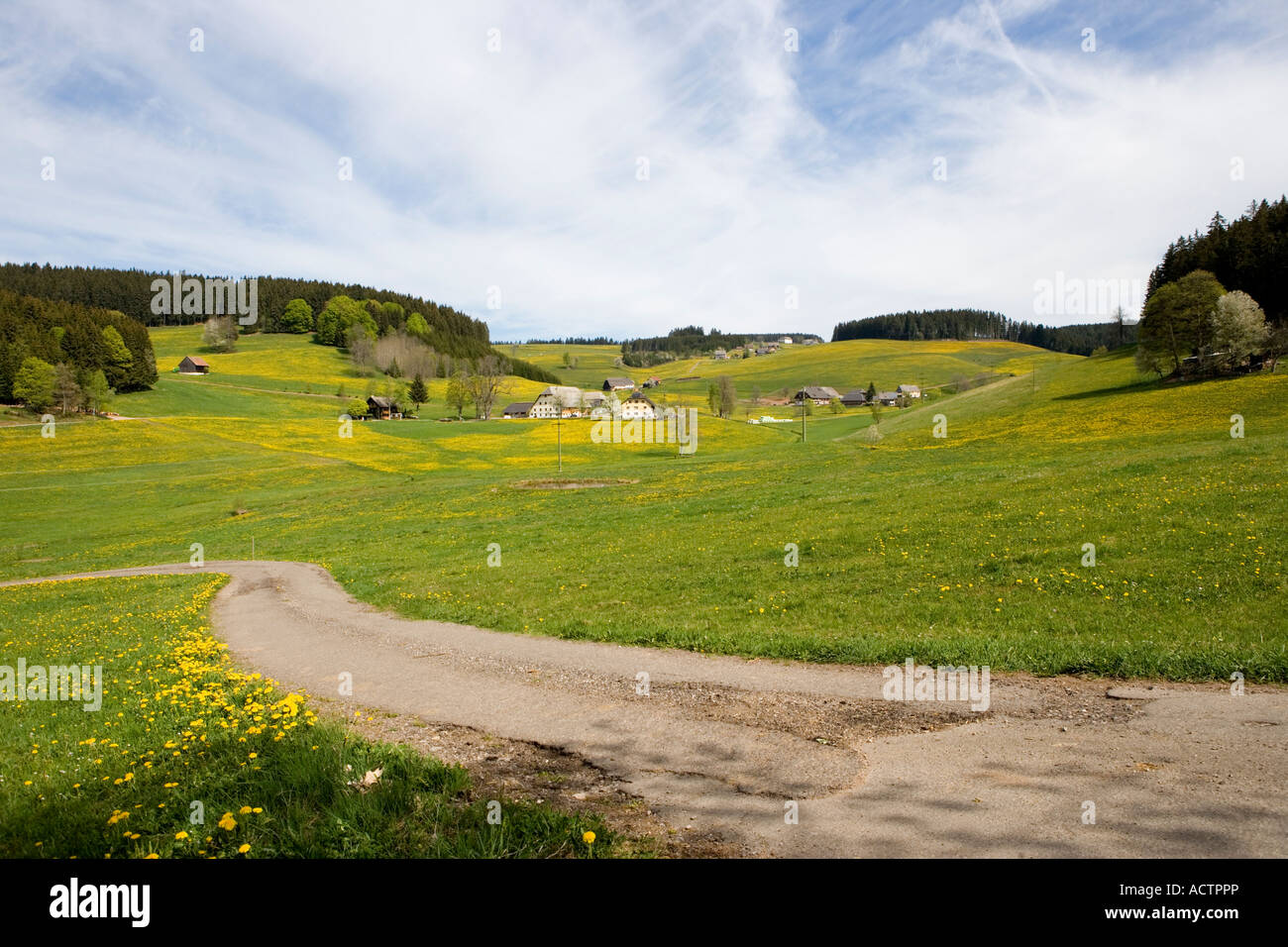 Winding bavarian road hi-res stock photography and images - Alamy