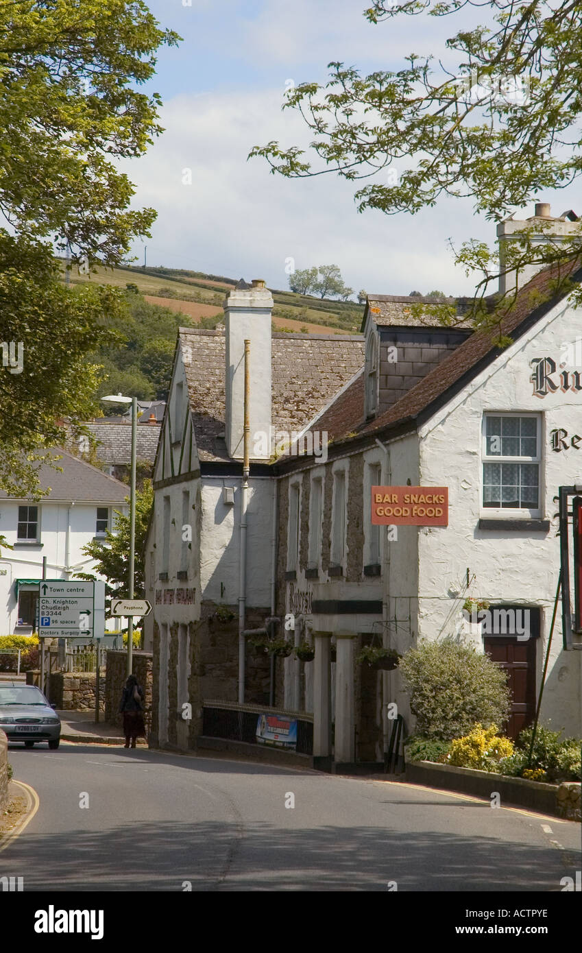 Claycutters Arms Pub, Chudleigh Knighton, Dartmoor National Park, Devon, UK Stock Photo Alamy