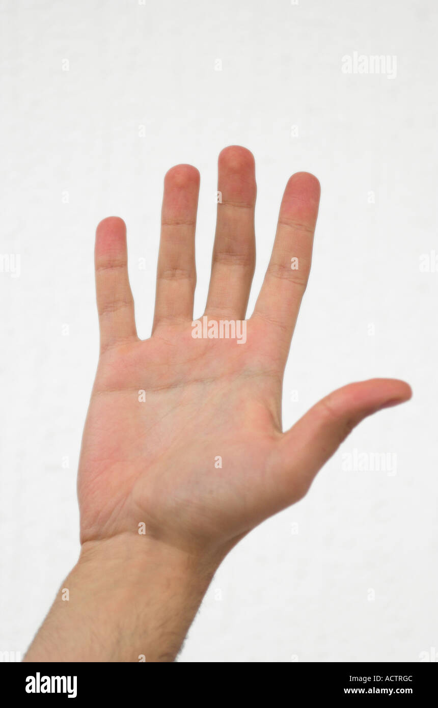 Mans Hand Stock Photo