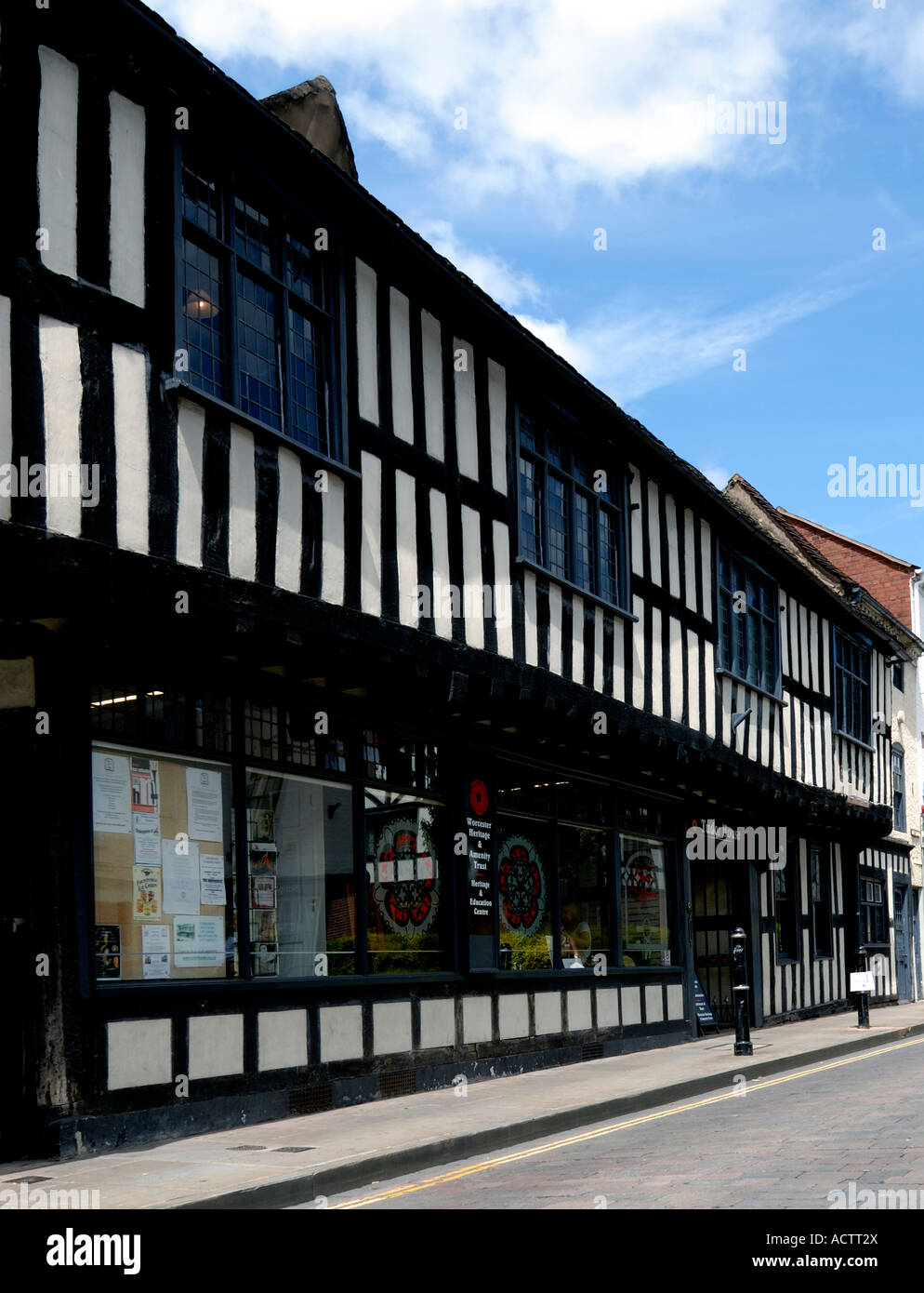 Tudor house, Worcester, U.K Stock Photo Alamy