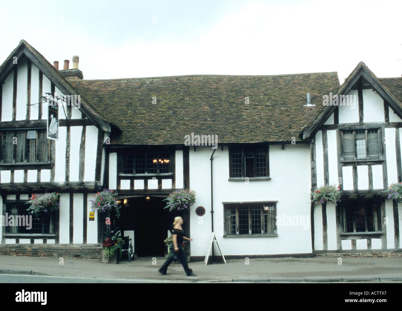 The Swan Hotel in The old English village of Lavenham in Suffolk Uk