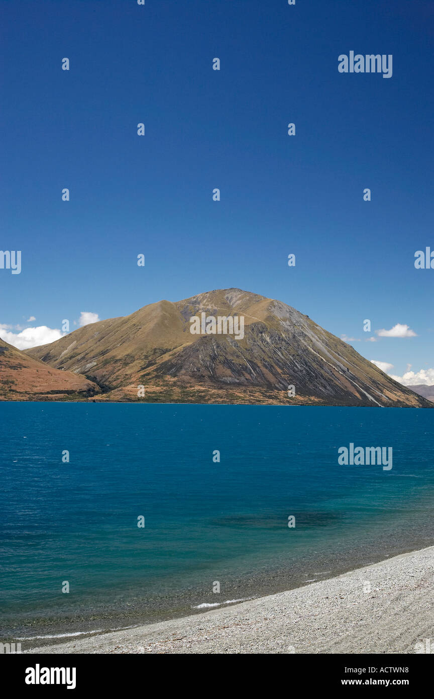 Lake Ohau and Ben Ohau North Otago Mackenzie Country South Island New ...