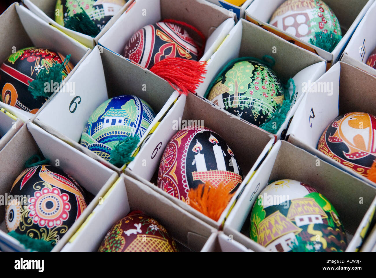 Ukrainian hand painted Easter eggs pysanka pysanky for sale at