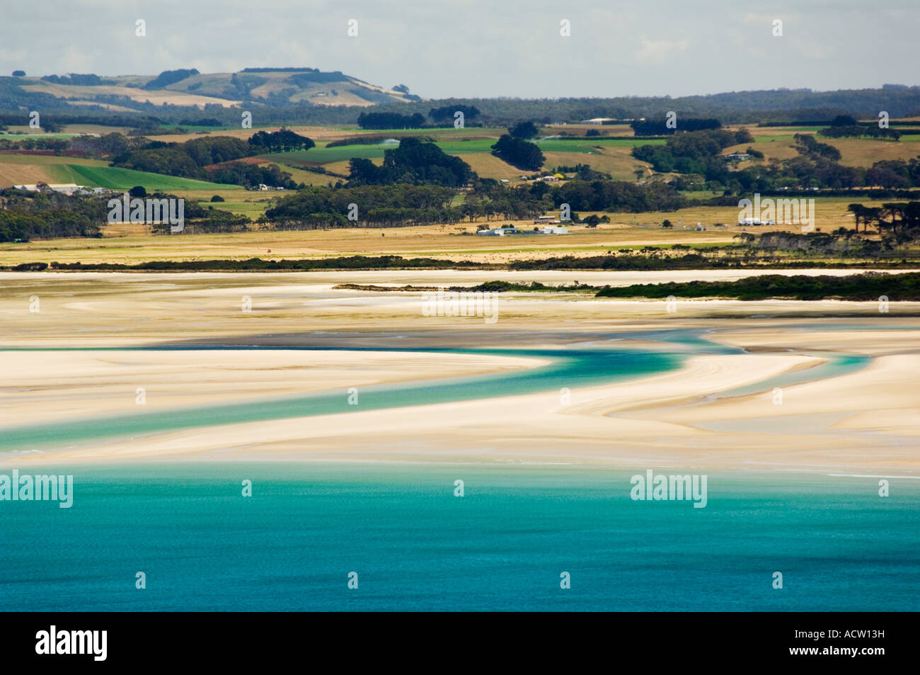 Australia Tasmania Stanley Circular Head at Sawyer Bay Stock Photo